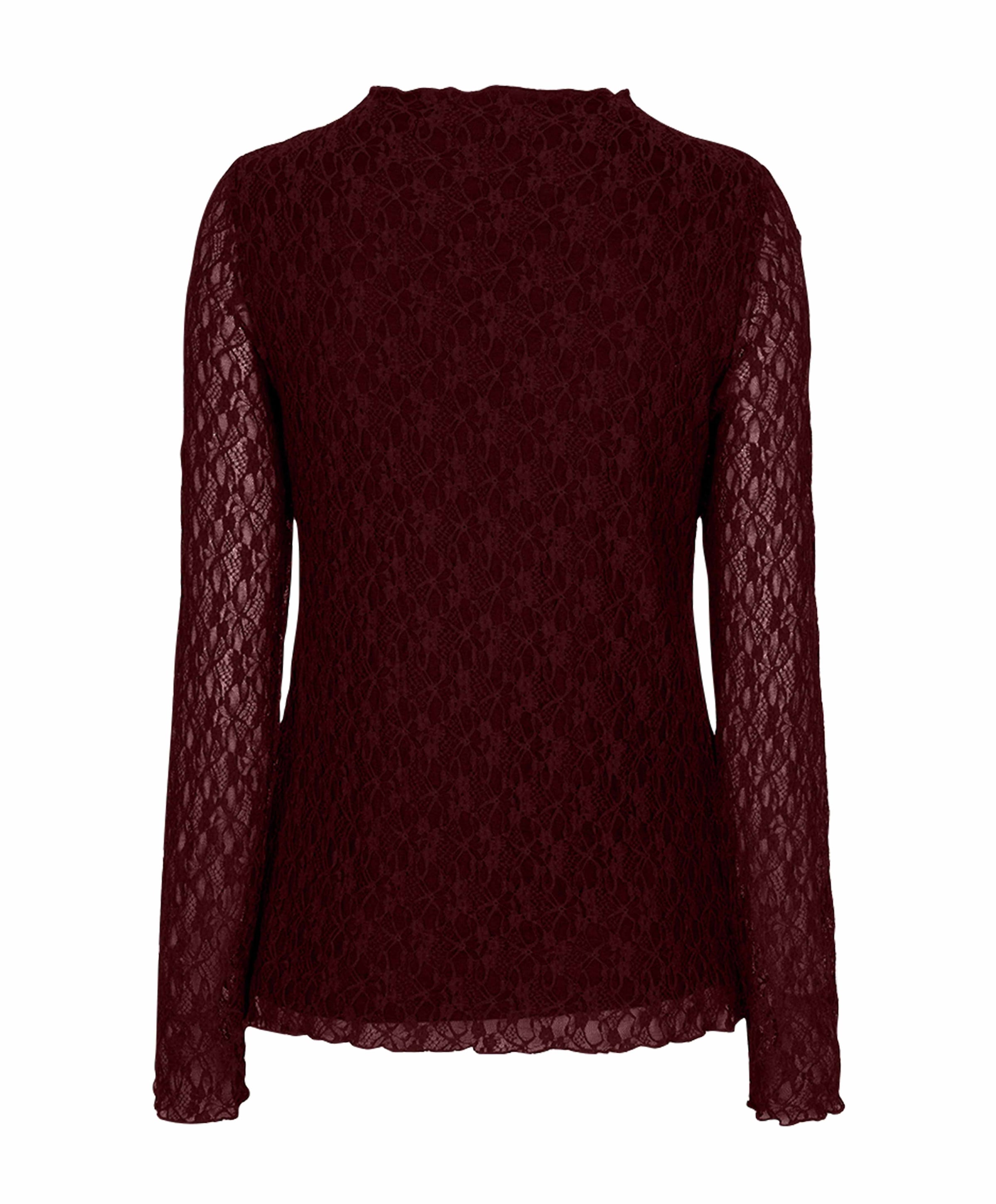 EsQualo Dames top bordeaux