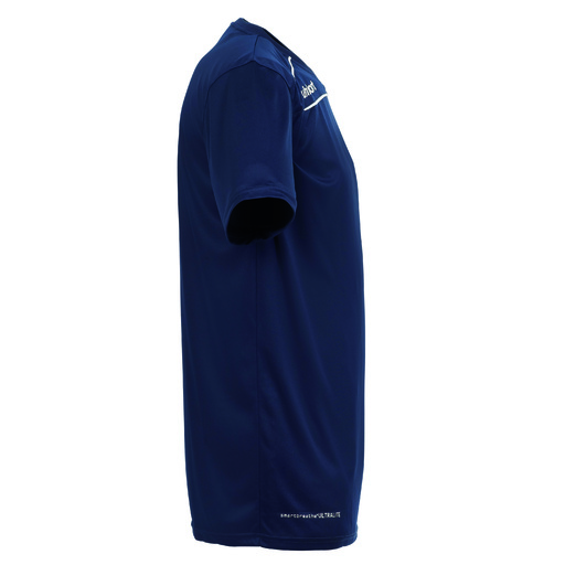 Camiseta Stream 3.0 Mc Azul Marinho/Branca Uhlsport