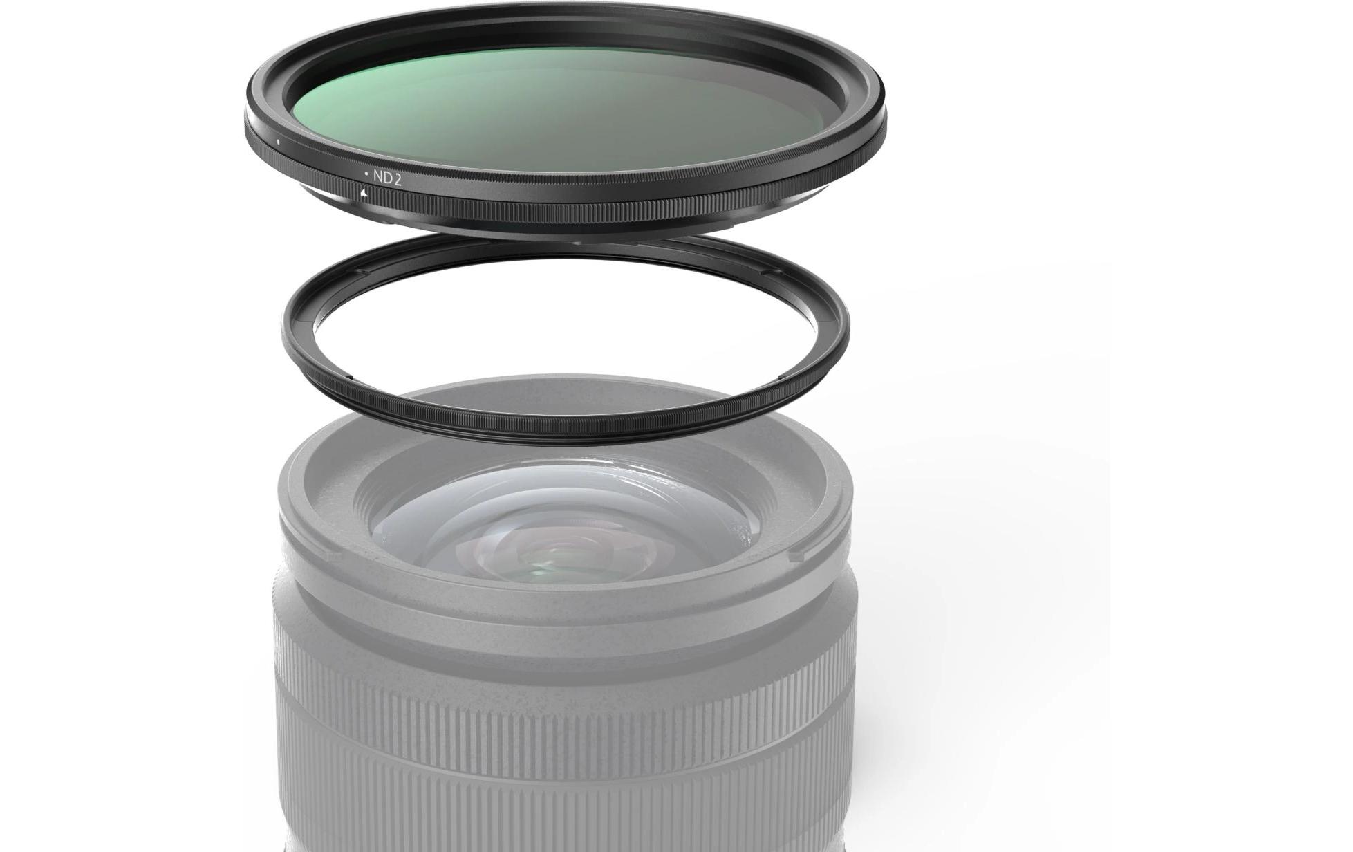 Aufsteckbarer VND-Filter ND2-ND32 (1-5 Stop) 67mmFür mobile Filmemacher