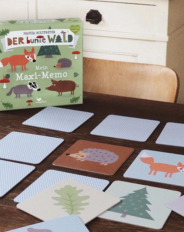 Memospiel MEIN MAXI-MEMO - DER BUNTE WALD  16-teilig