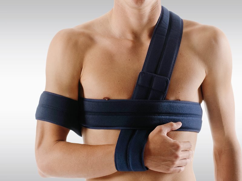 Omnimed Ortho Omo Gilchrist Schulterfixation<br>1 Stück, blau