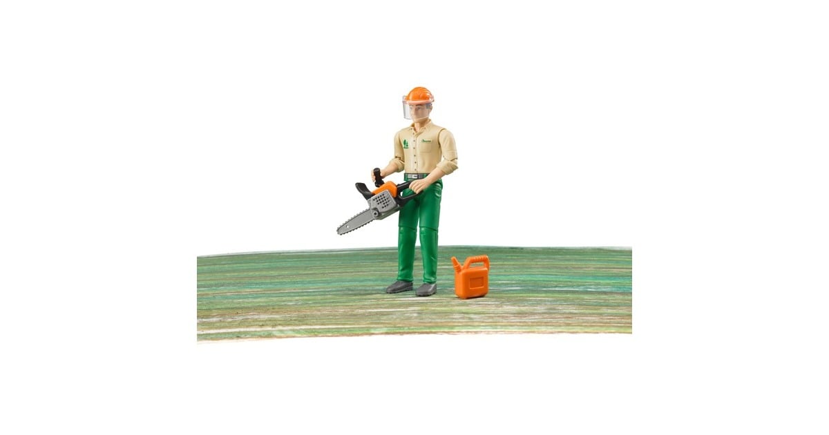 bruderbworld Houthakker met accessoires Speelfiguur  (60030)