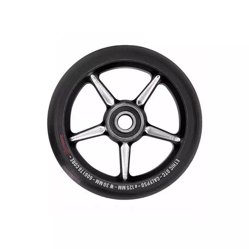 Roue Trottinette ETHIC DTC Roue Calypso V1.5 Noir 125mm