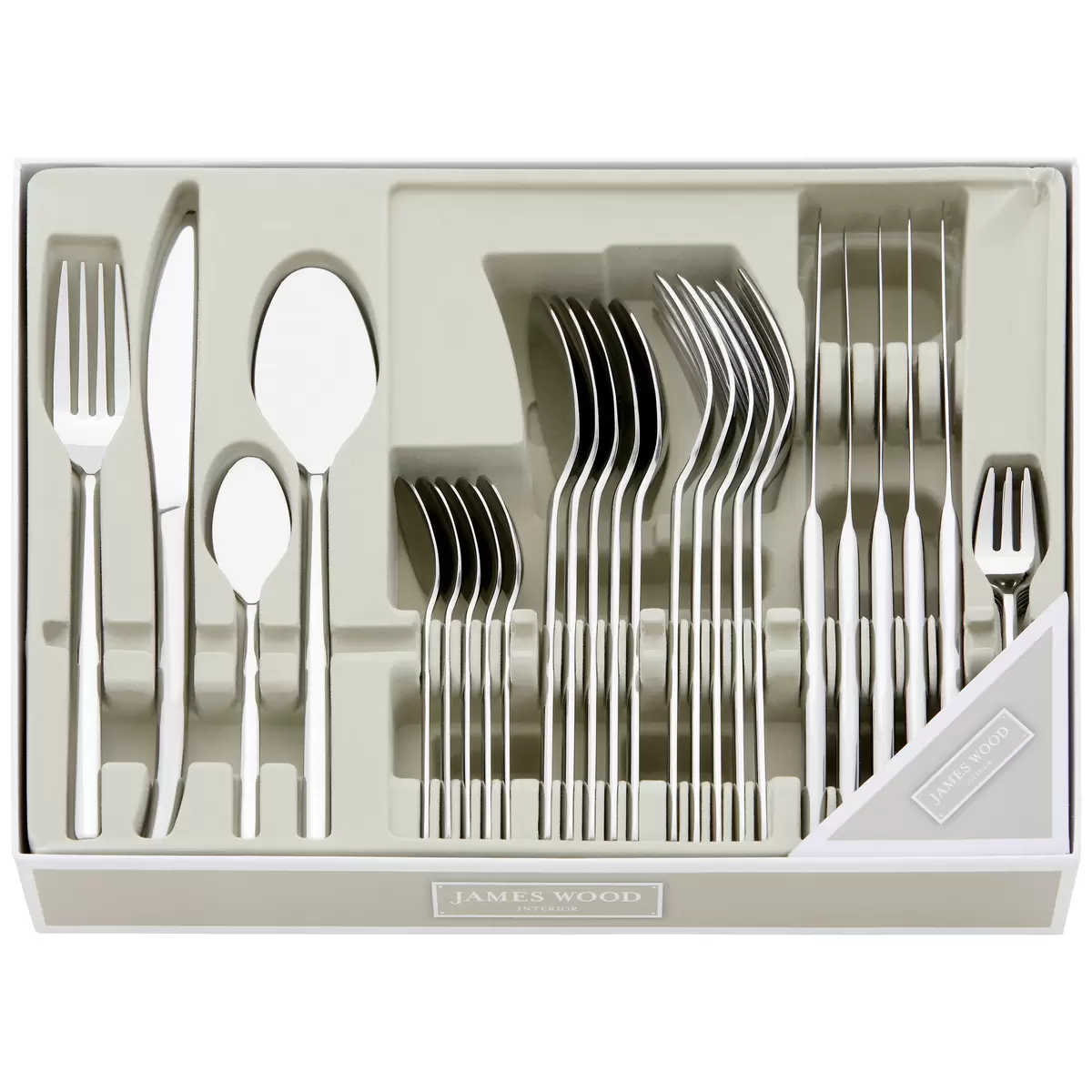 Besteckset 30tlg. Greta James Wood Silber
