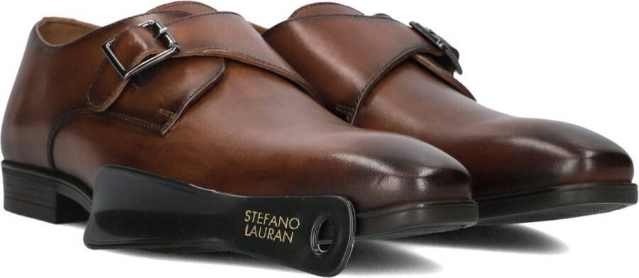 STEFANO LAURAN Nette Schoenen Heren 84702 Maat: 42 Materiaal: Leer Kleur: Cognac