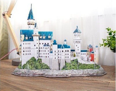 Revell 3D Puzzle - Neuschwanstein Slot - 121 Brikker - 44 CM