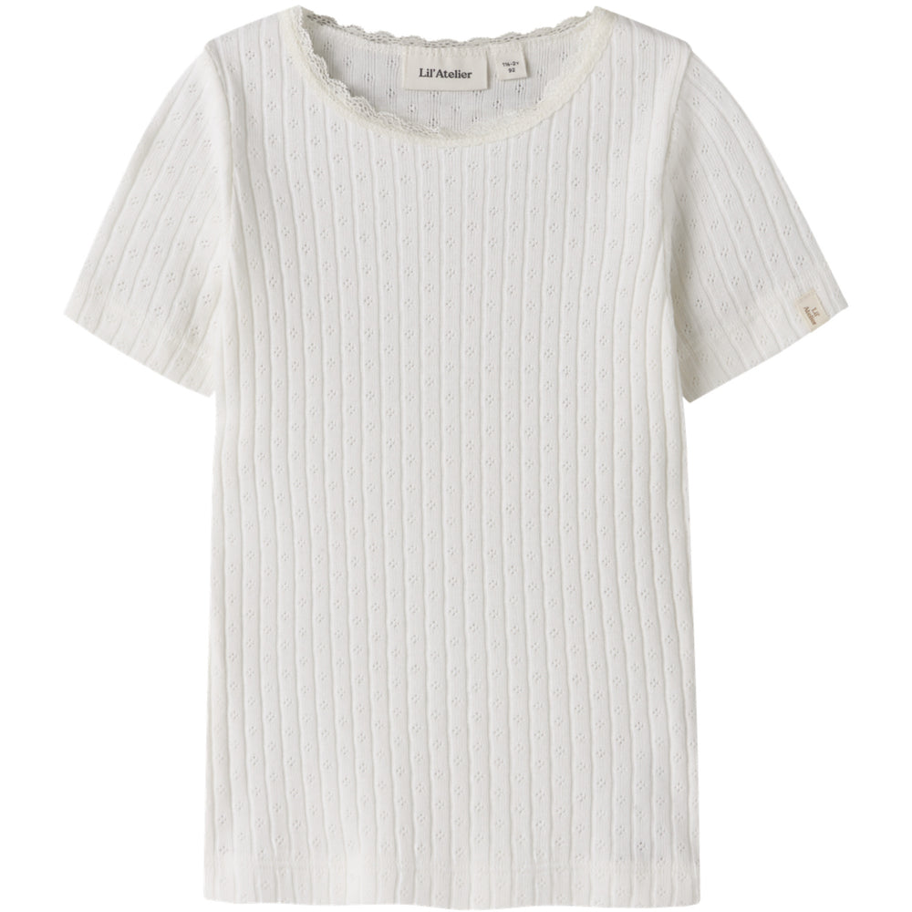 Køb Lil'Atelier Coconut Milk Nmfhaldis Ss Slim Top Lil