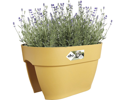 Flower Bridge bloembak elho Vibia Campana 40 kunststof 40 x 26 x 22 cm honinggeel