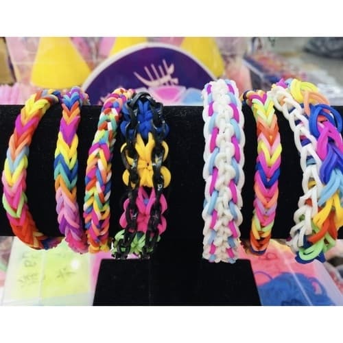 DIY - Vevbånd - 4400 stk - Gummibåndsett -