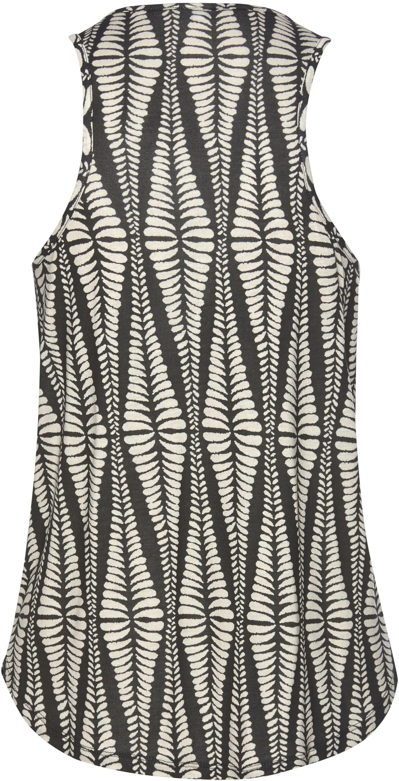 LASCANA Strandtop in schwarz-sand-bedruckt
