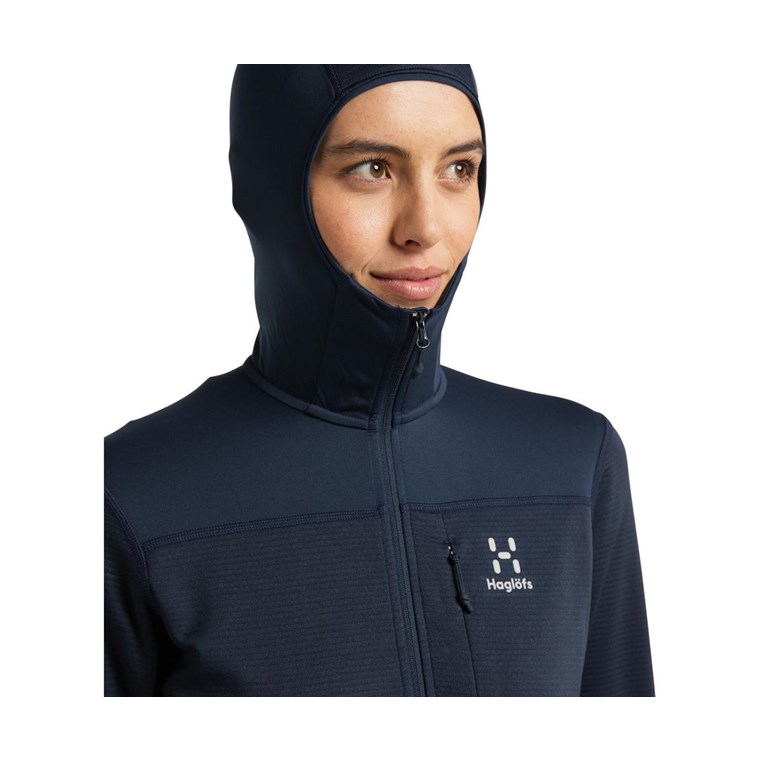 Haglöfs L.I.M Mid Multi Hood Women Tarn Blue