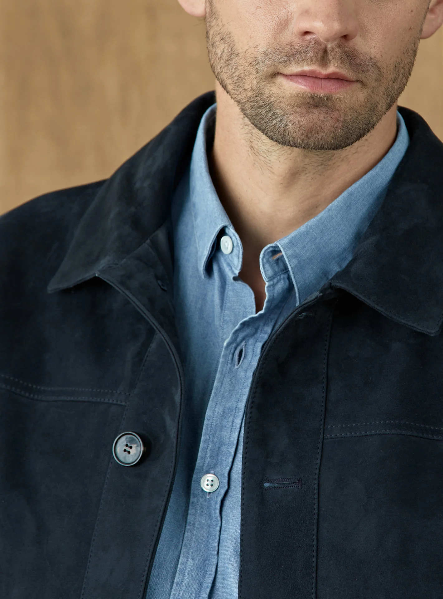 Cuir Simon Dark Navy