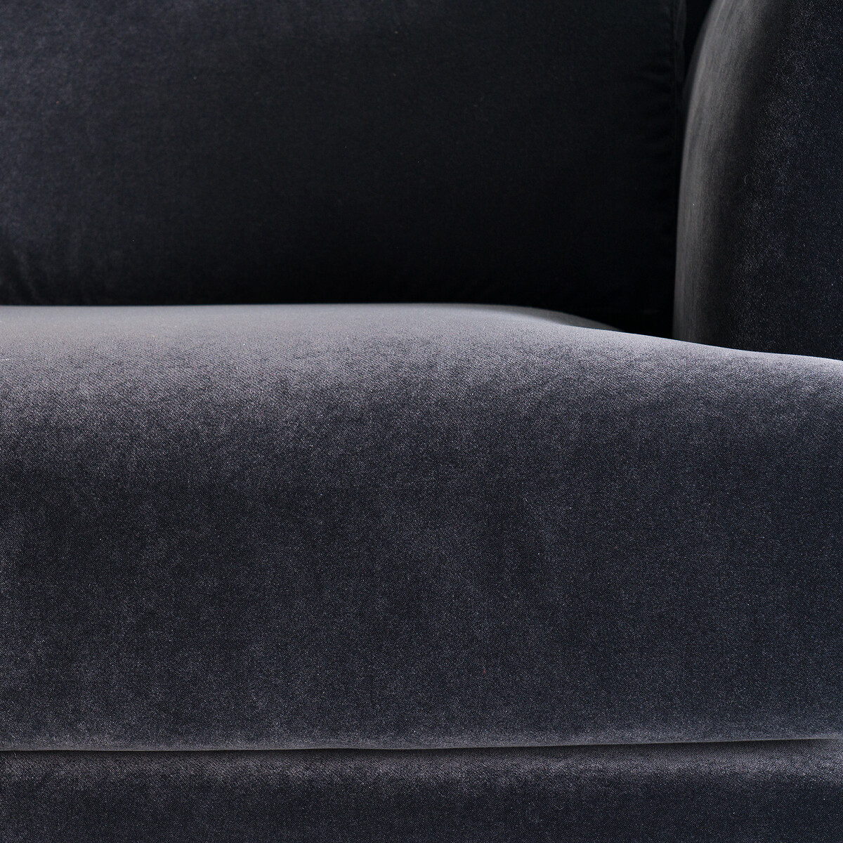 LA REDOUTE INTERIEURS<br>Sofá compacto de 2 lugares, veludo, Monza