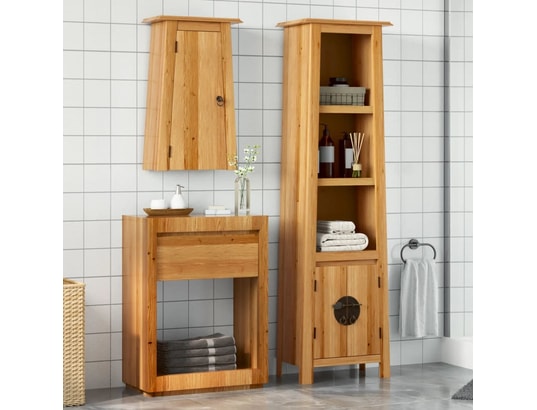 VIDAXL - Ensemble de meubles de salle de bain 2 pcs bois de pin massi...