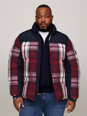 Jaqueta puffer Plus TH Warm Tartan Check New York