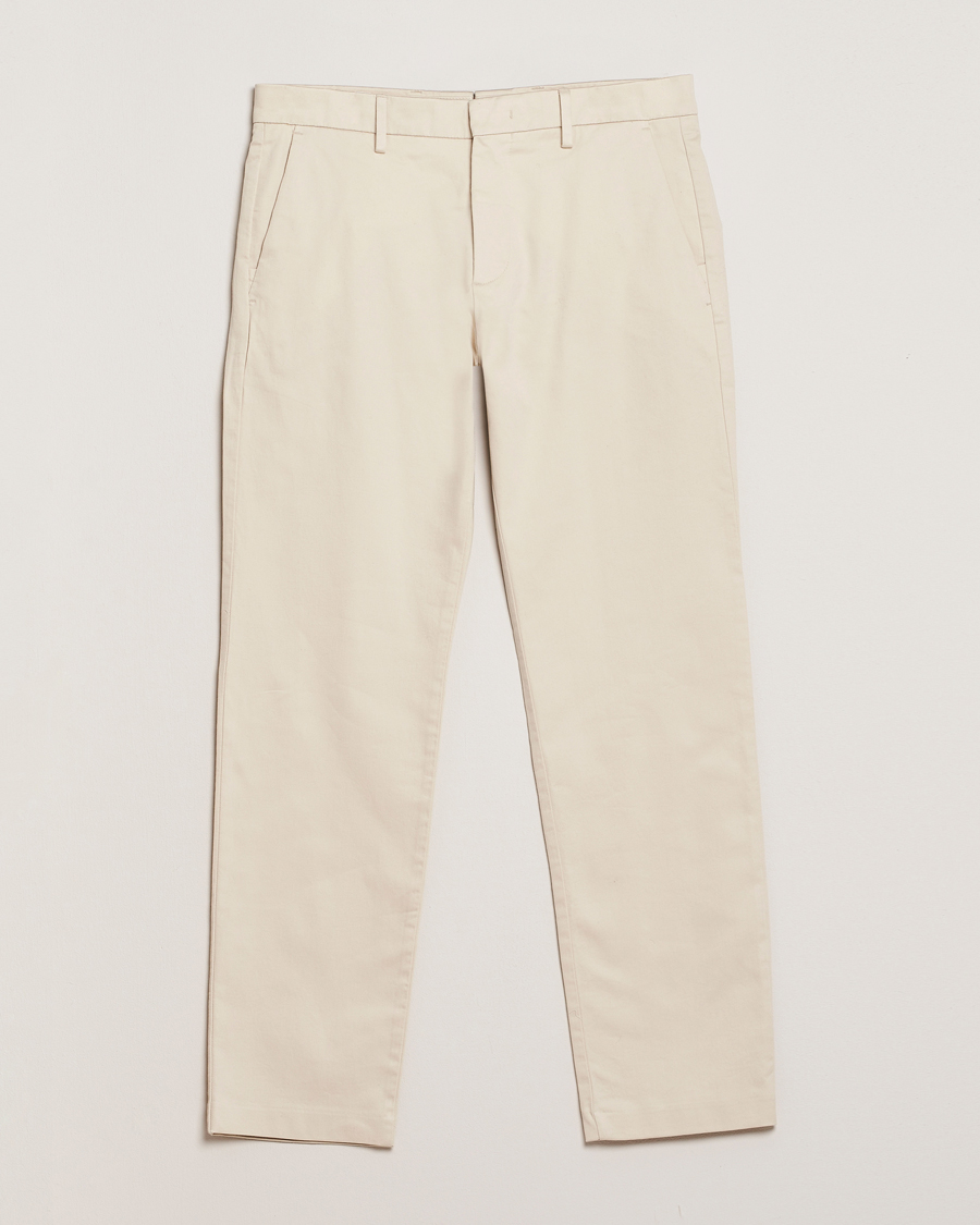 NN07 Theo Regular Fit Stretch Chinos Ivory