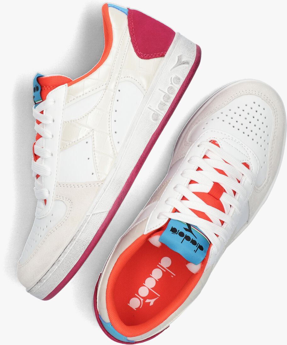 DIADORA witte diadora lage sneakers magic basket low croco woman
