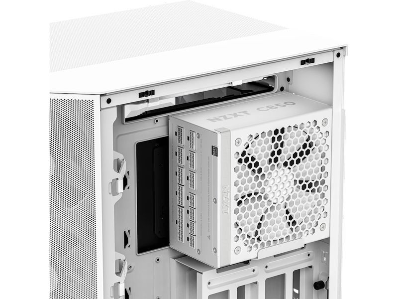 NZXT Netzteil C850 Gold 850 W, Weiss 850 Watt 80 PLUS Gold Vollmodulares ATX-Netzteil