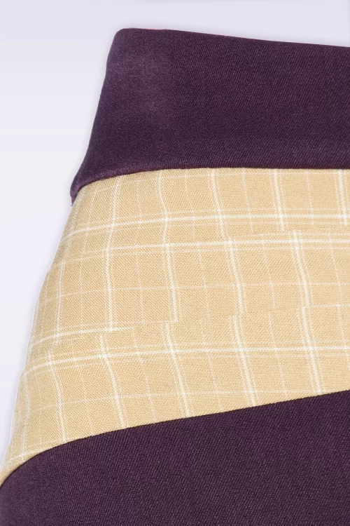 Miss Candyfloss Polly Lavania wiggle rok in aubergine