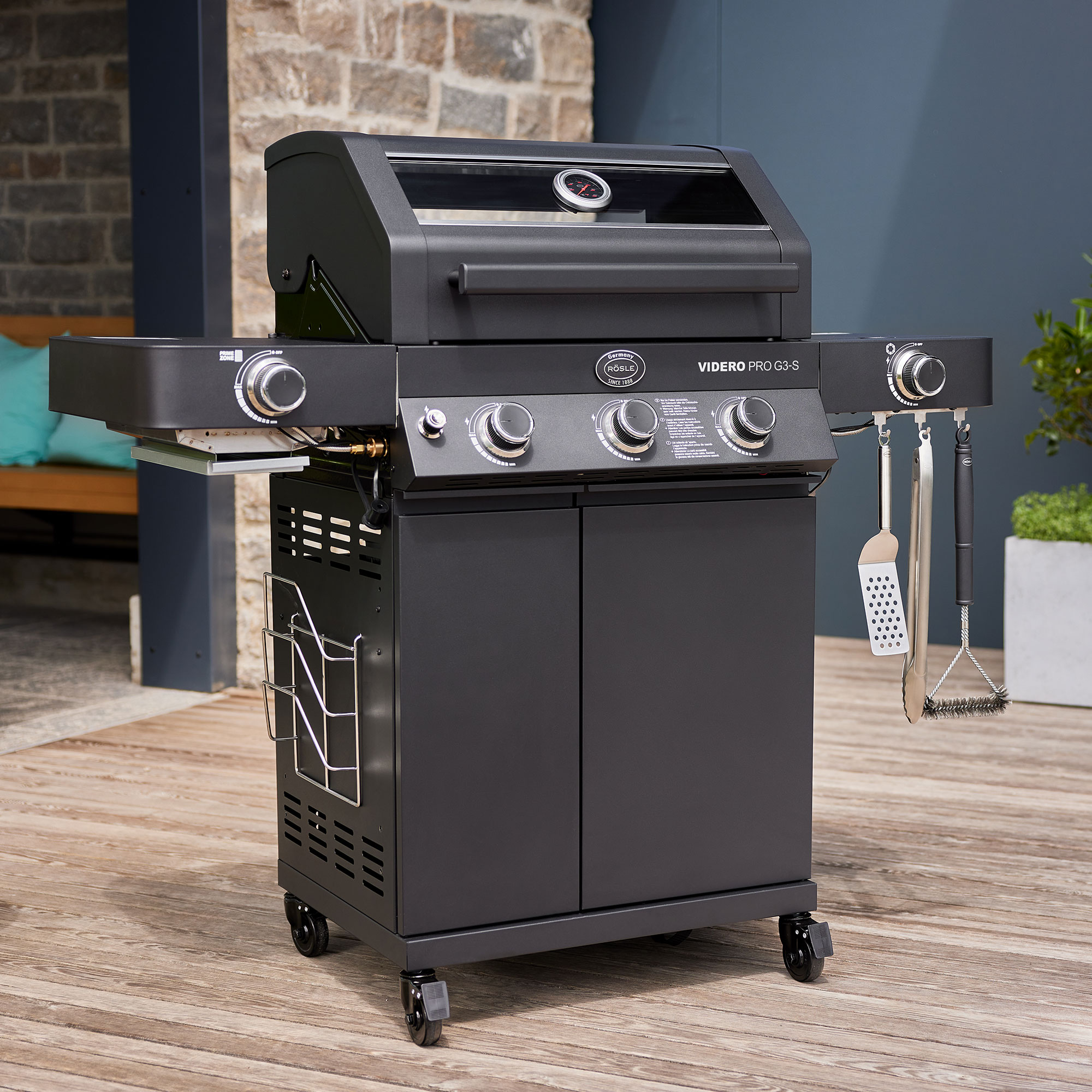 Gasgrill BBQ-Station VIDERO PRO G3-S VARIO+ 50mbar