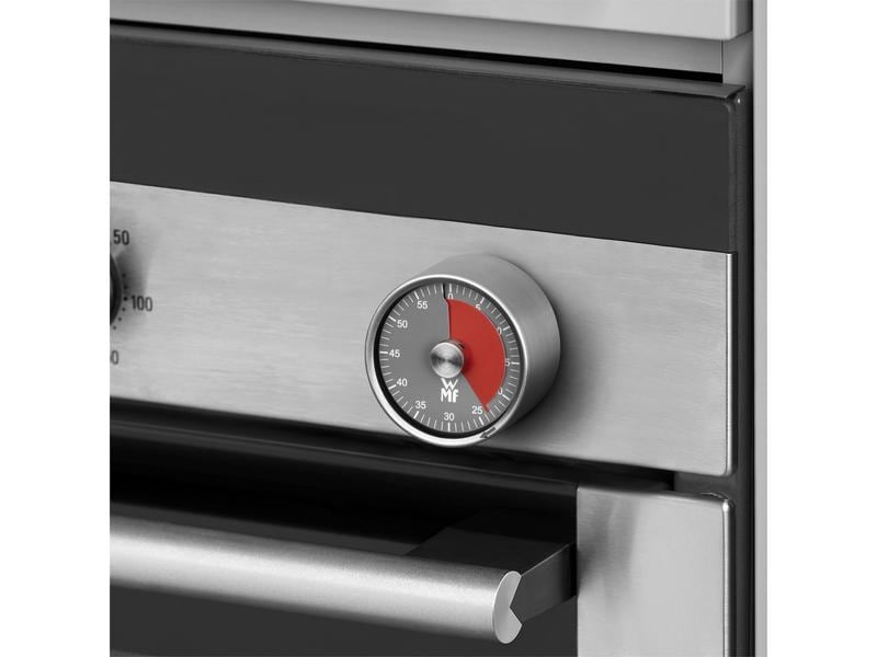WMF Küchentimer Schwarz/Silber matt Päziser Kurzzeitmesser mit magnetischer Halterung