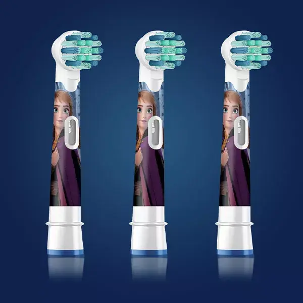 Oral-B Brossette de Rechange Kids Personnages La Reine des Neige 3 unités