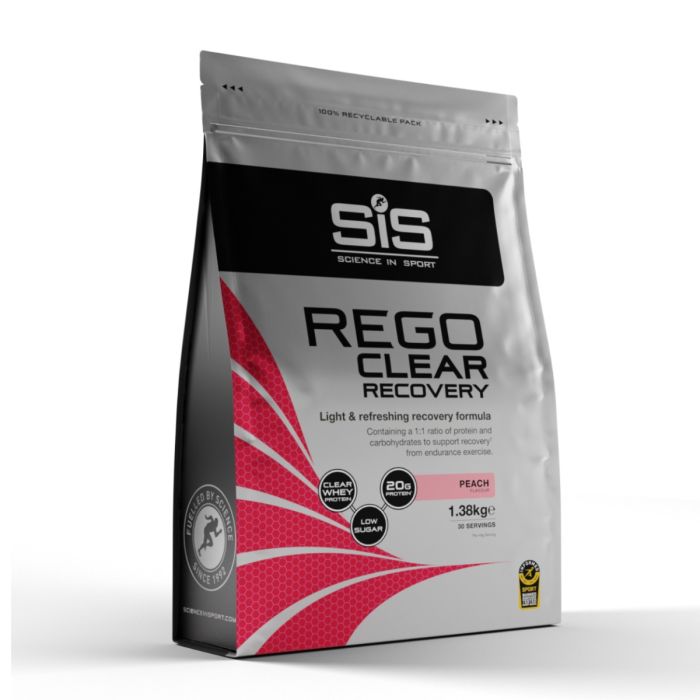 Sis Unisex Weightgainer og restitution Rego Clear 460g (Peach) Hvid