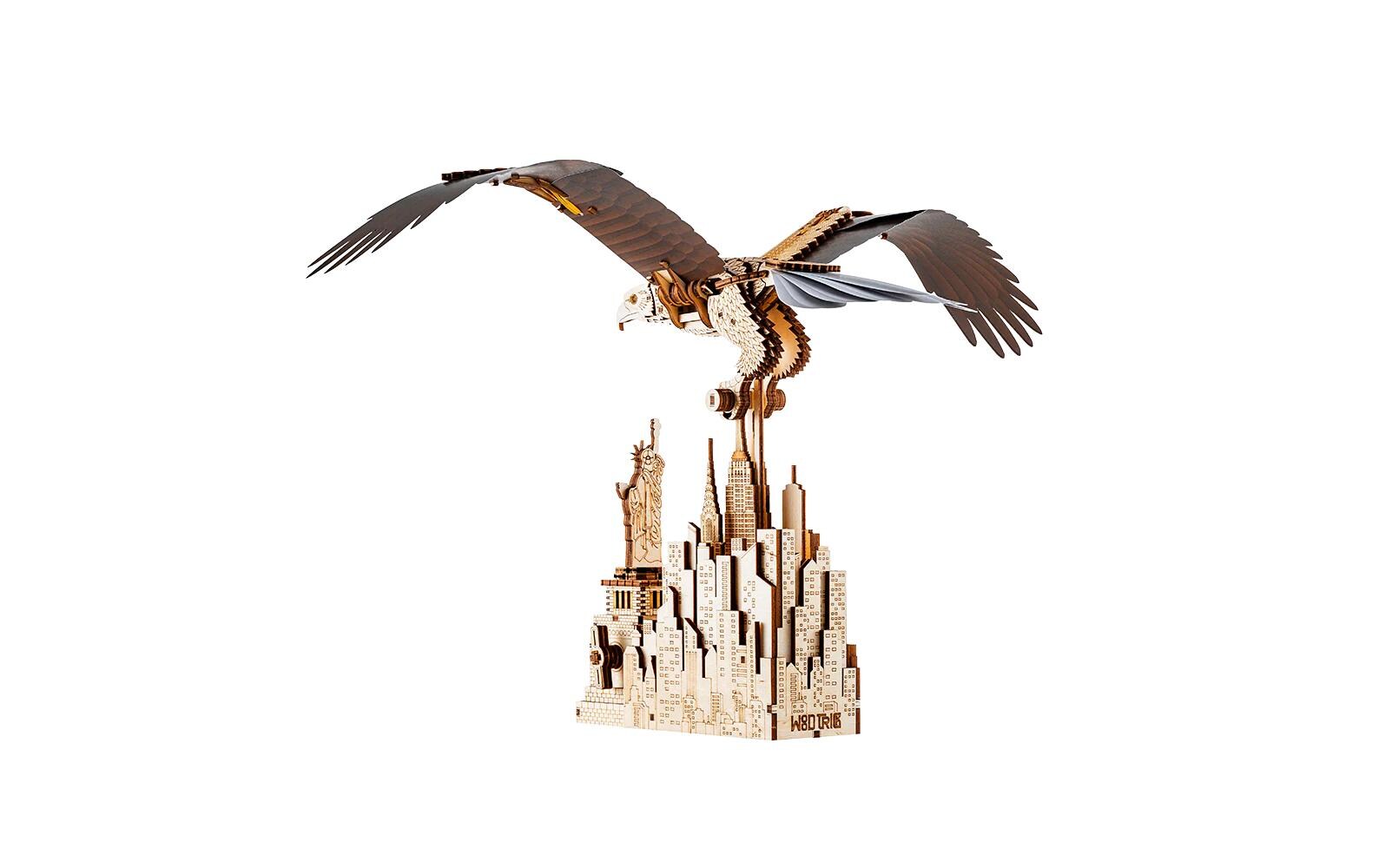 Bausatz Liberty EagleAdler über New York 3D-Bausatz aus Holz