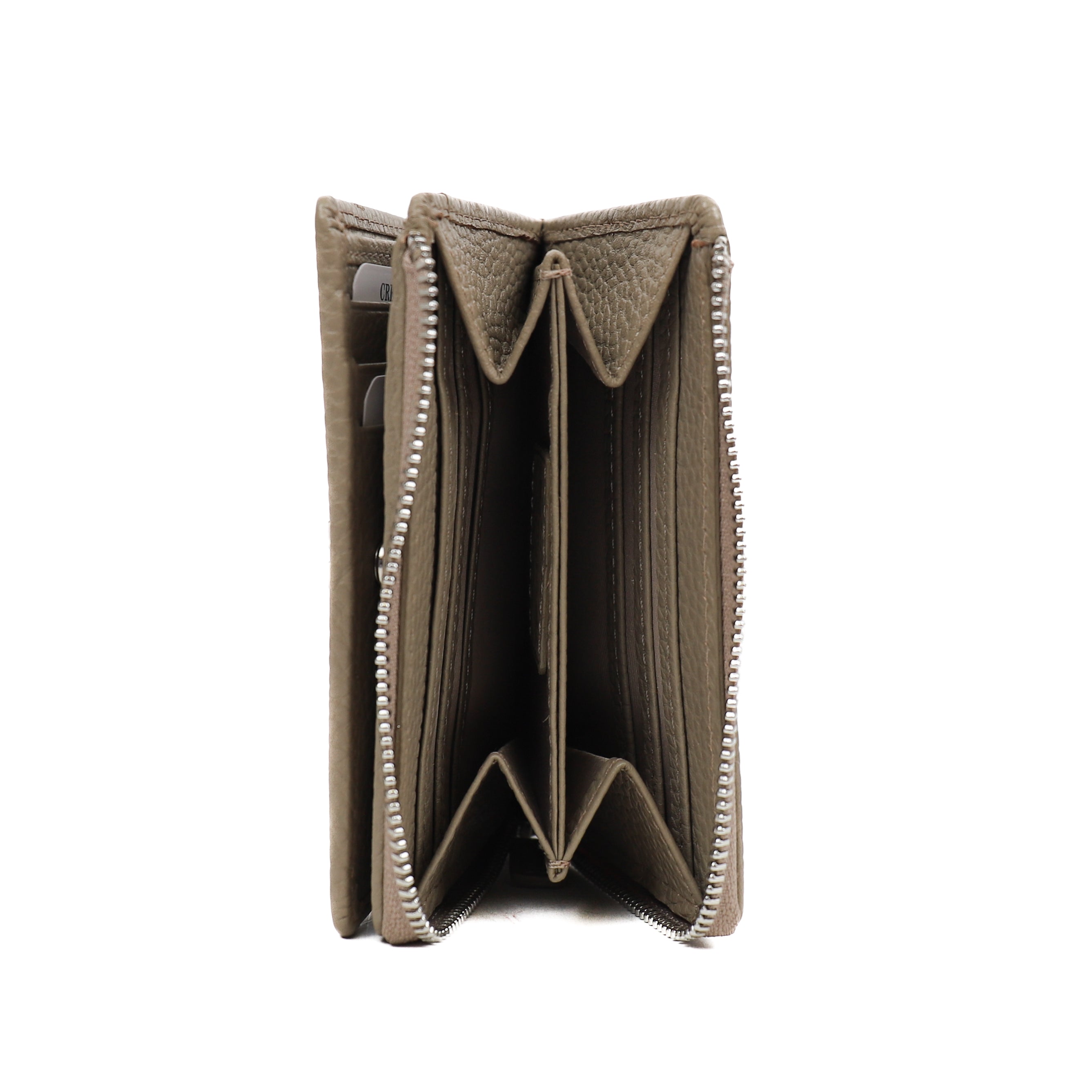 Ritsportemonnee 'Vida' Silver Mink Silver Mink