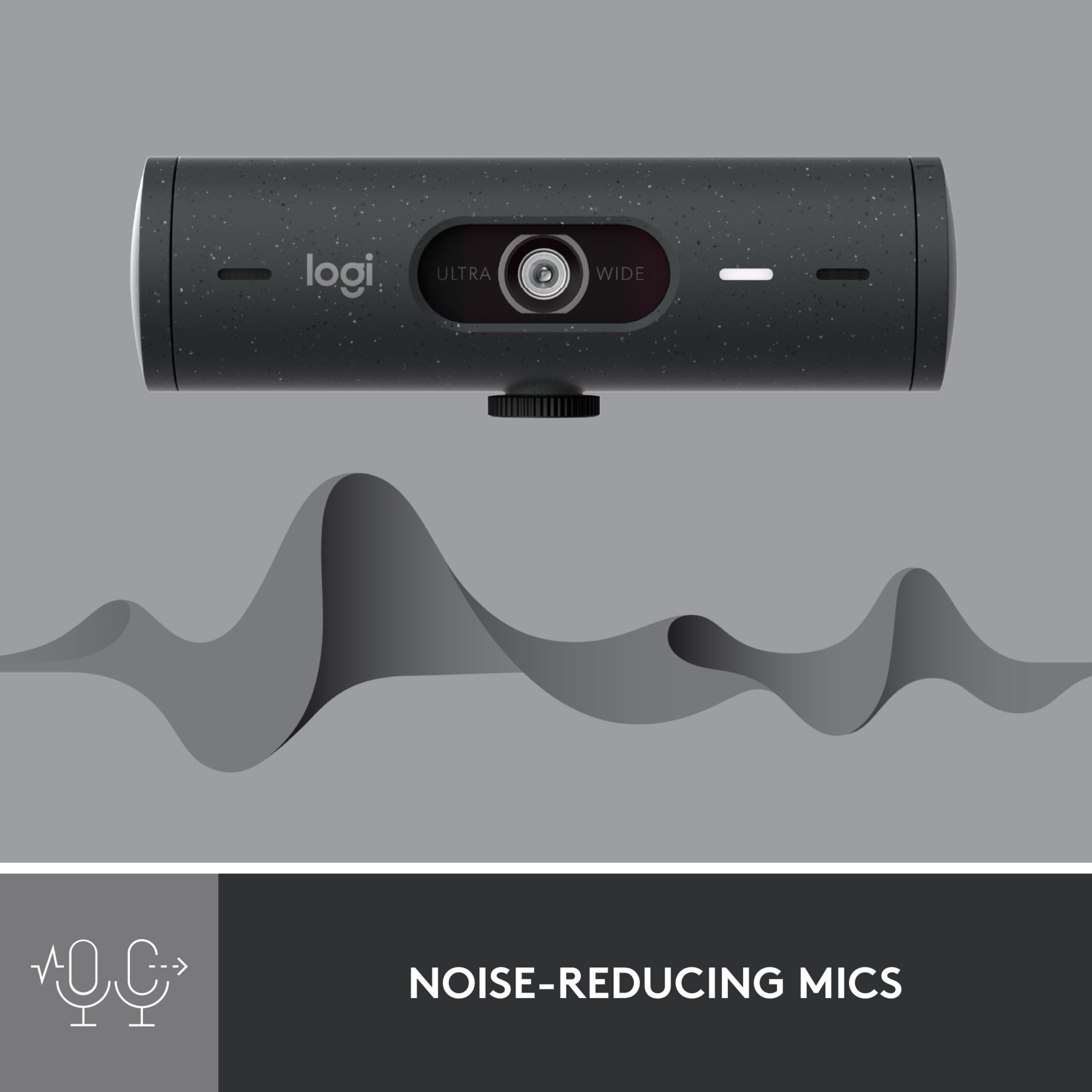 Logitech Brio 500 Webkamera med USB-C-tilkobling Graphite