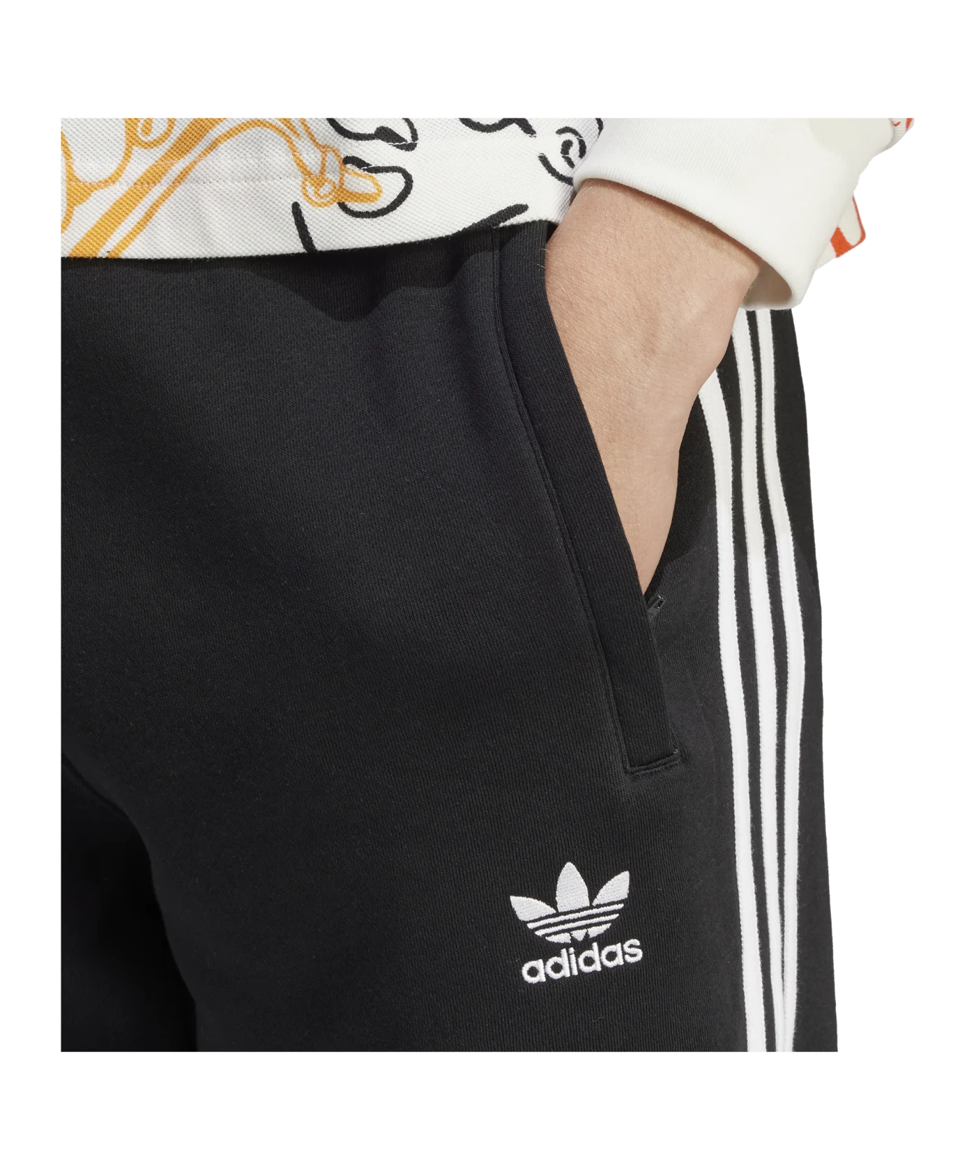 adidas Originals Adicolor 3-Stripe Jogginghose Schwarz