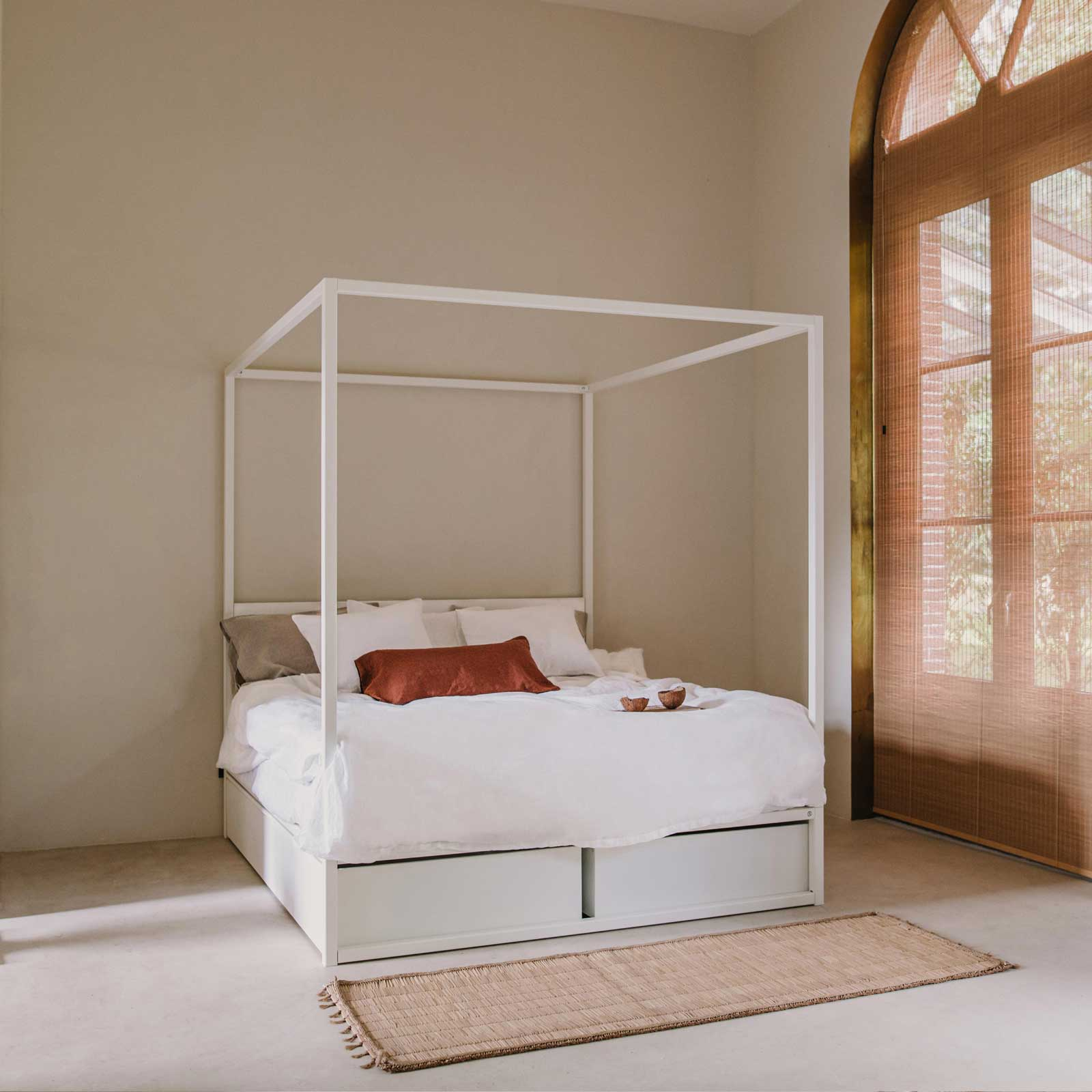 Lade voor bedframe °01 en °02 | Wit Voor 90 x 210 cm (per stuk)
