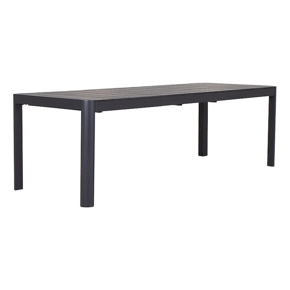 SPISEBORD SENSUM STENVIK UTTREKKBART 170-240X100CM SVART