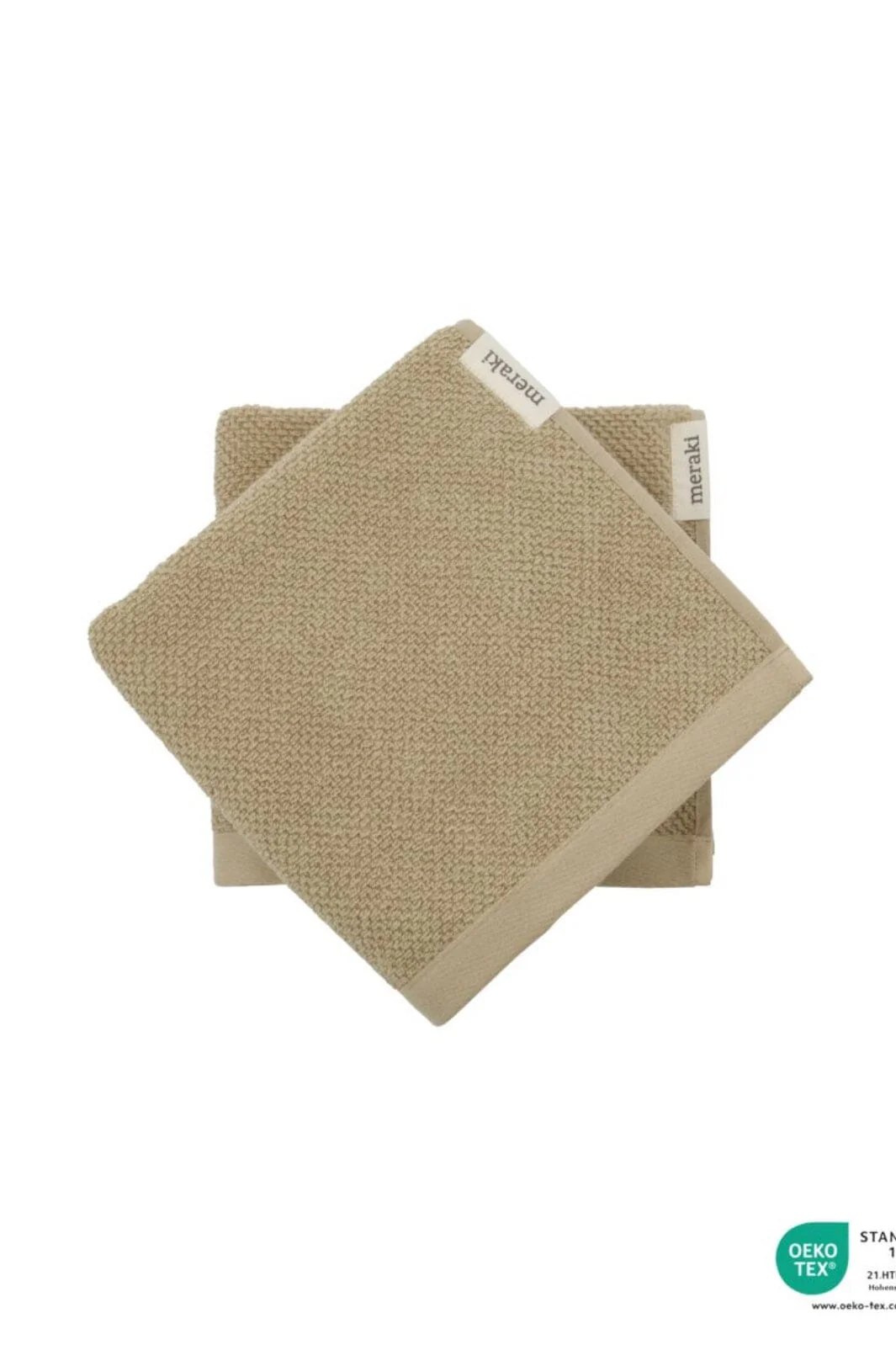 Meraki Håndklæde, Solid, 50 x 100, Safari