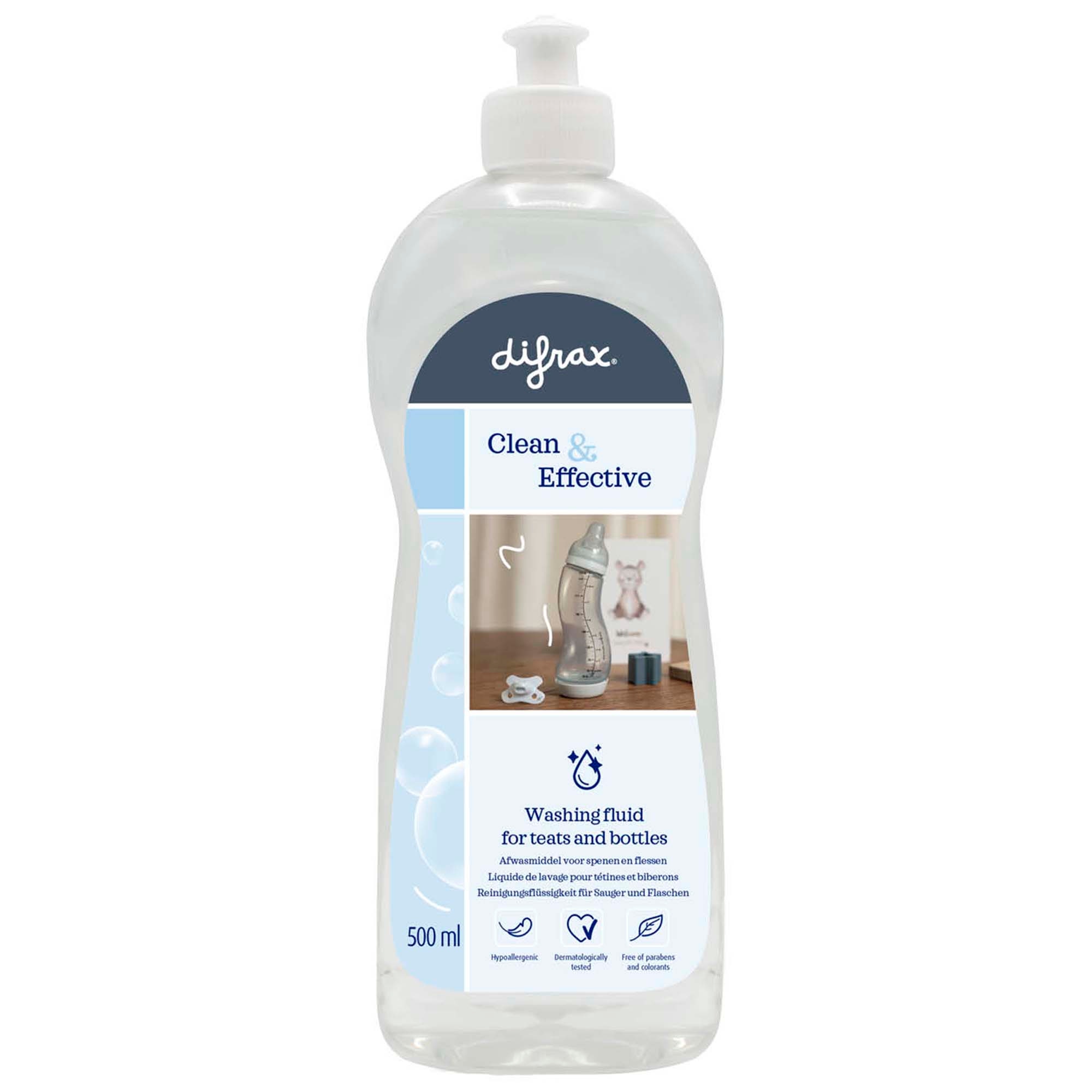 Difrax Afwasmiddel voor babyproducten naturel