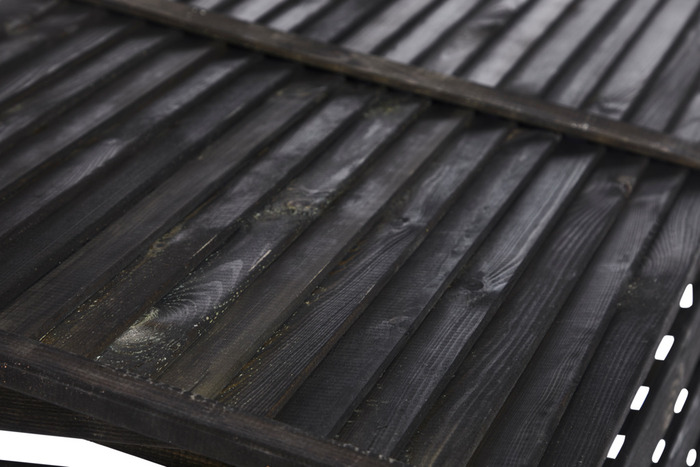 Varmepumpeskjuler sortgrundet fyr - Superroof