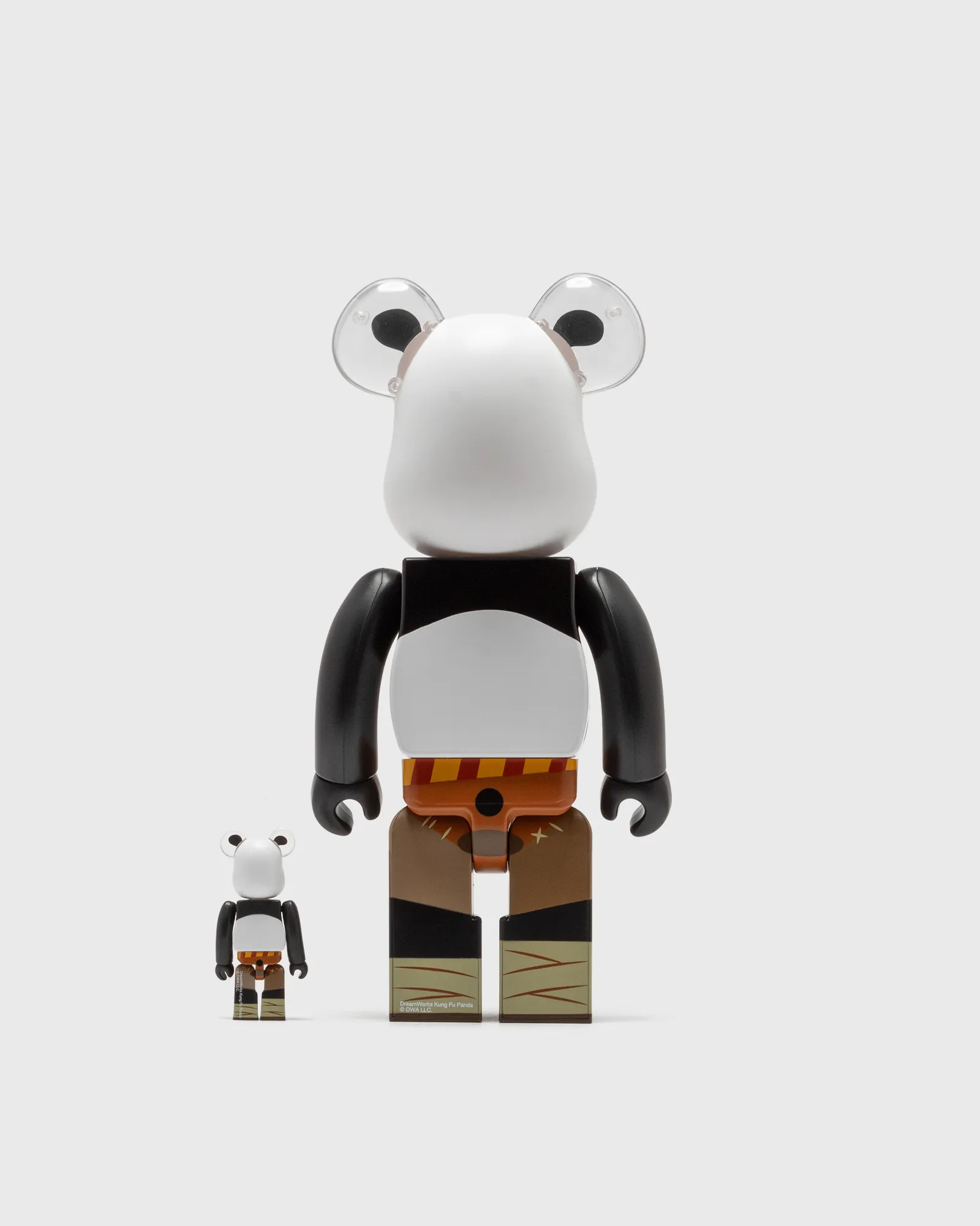 MEDICOM BEARBRICK 100% 400% KUNG FU PANDA PO