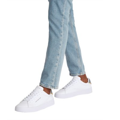 Sneakers homme Th Court Lth Detail Ess TOMMY HILFIGER