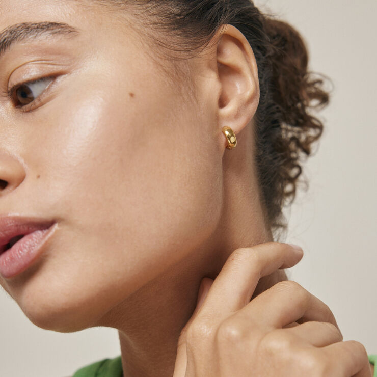 ENAMEL Copenhagen Hoops, Classic Wide 925s/gp