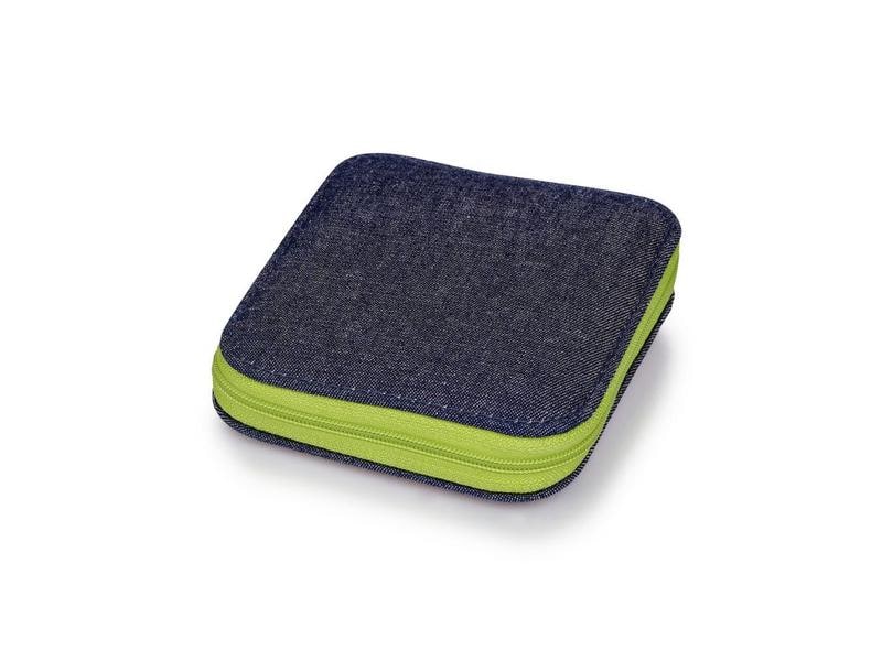 Prym Nähset Travel Box Jeansblau/Grün Praktisches Nähset für die Reise
