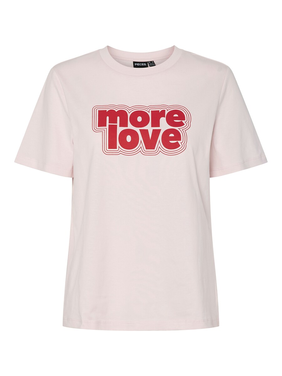 PEÇAS<br>Camiseta estampada de manga curta com gola redonda