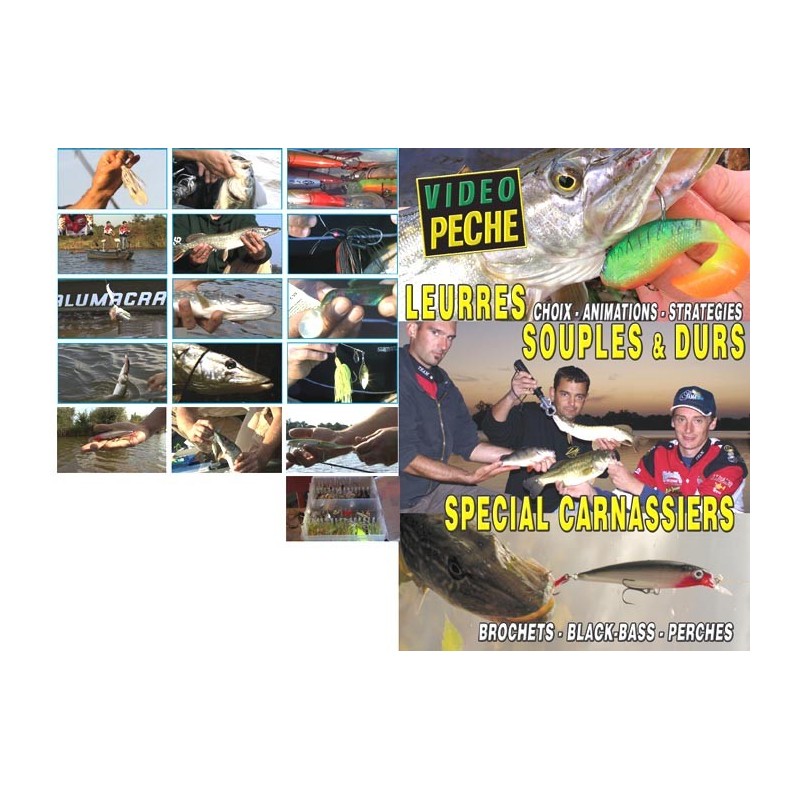 Dvd - Leurres Souples Et Durs Special Carnassiers
