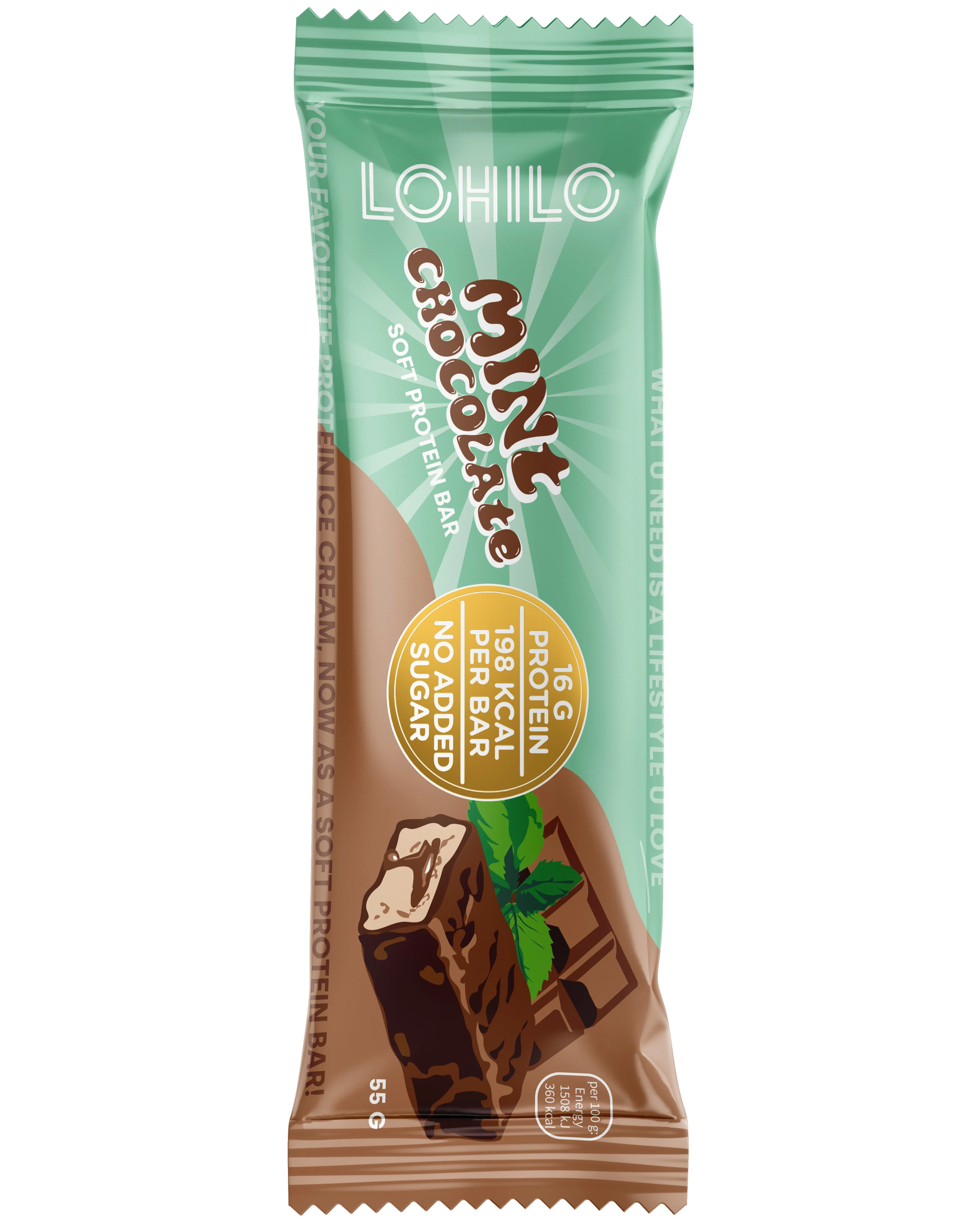 Lohilo Proteinbar Mint Chocolate 12x55g