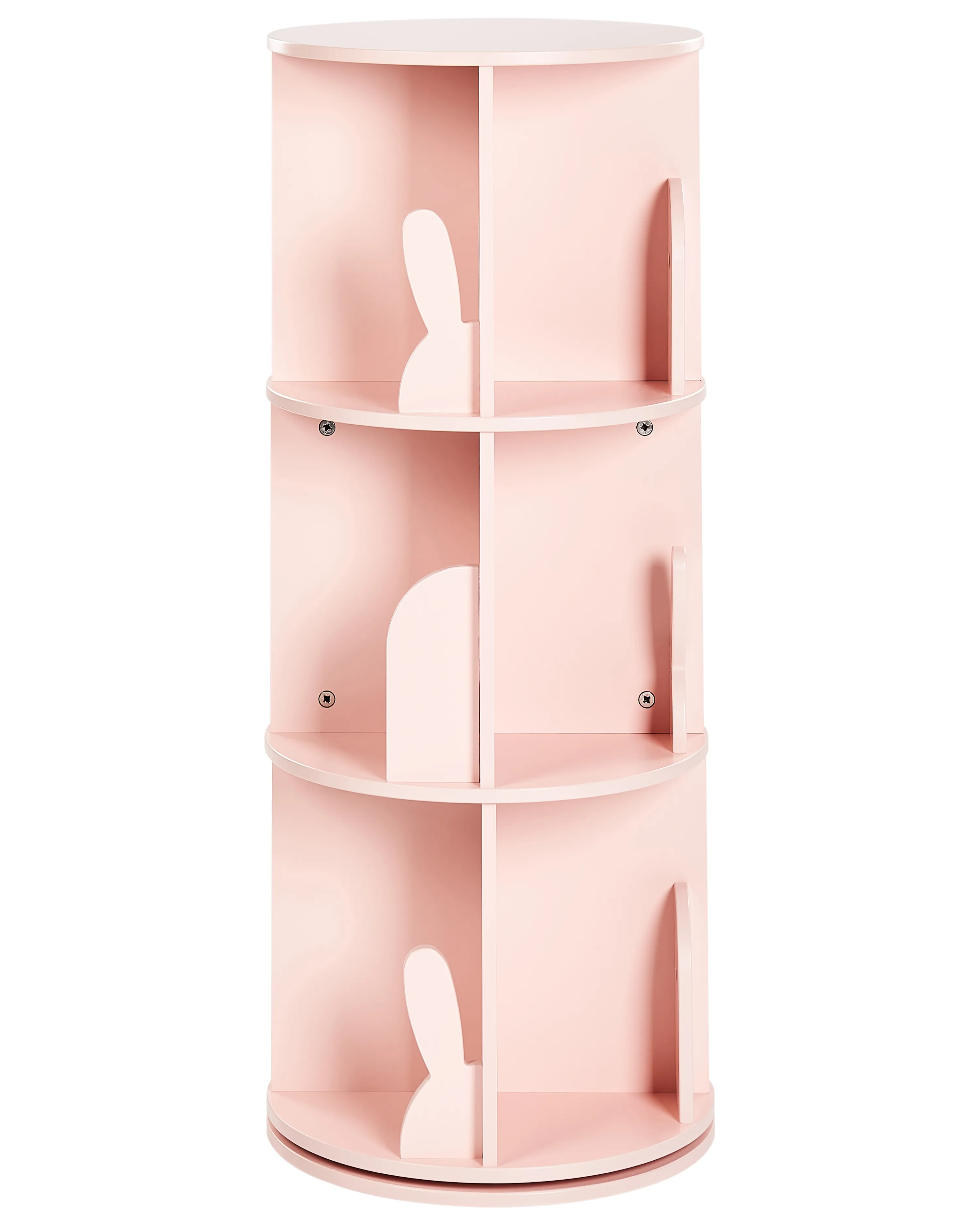 Draaibare boekenplank CANEY 94 cm Pastelroze