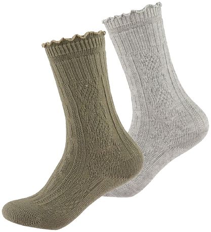 Noa Noa miniature Kn?Strømper - Mini Girl Ducca - Beige/Grey