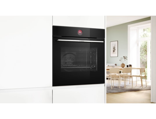 BOSCH - Four encastrable pyrolyse HBG7741B1, Série 8, 14 modes de cuisson, Air Fry
