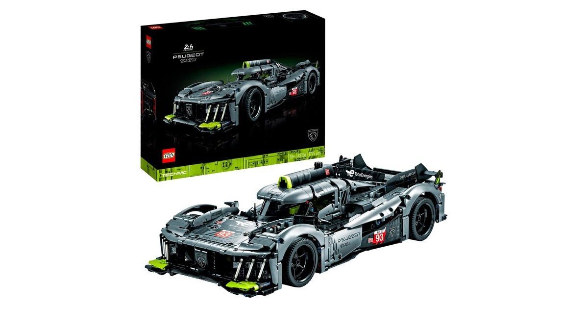 LEGOTechnic - PEUGEOT 9X8 24H Le Mans Hybrid Hypercar Constructiespeelgoed  (42156)