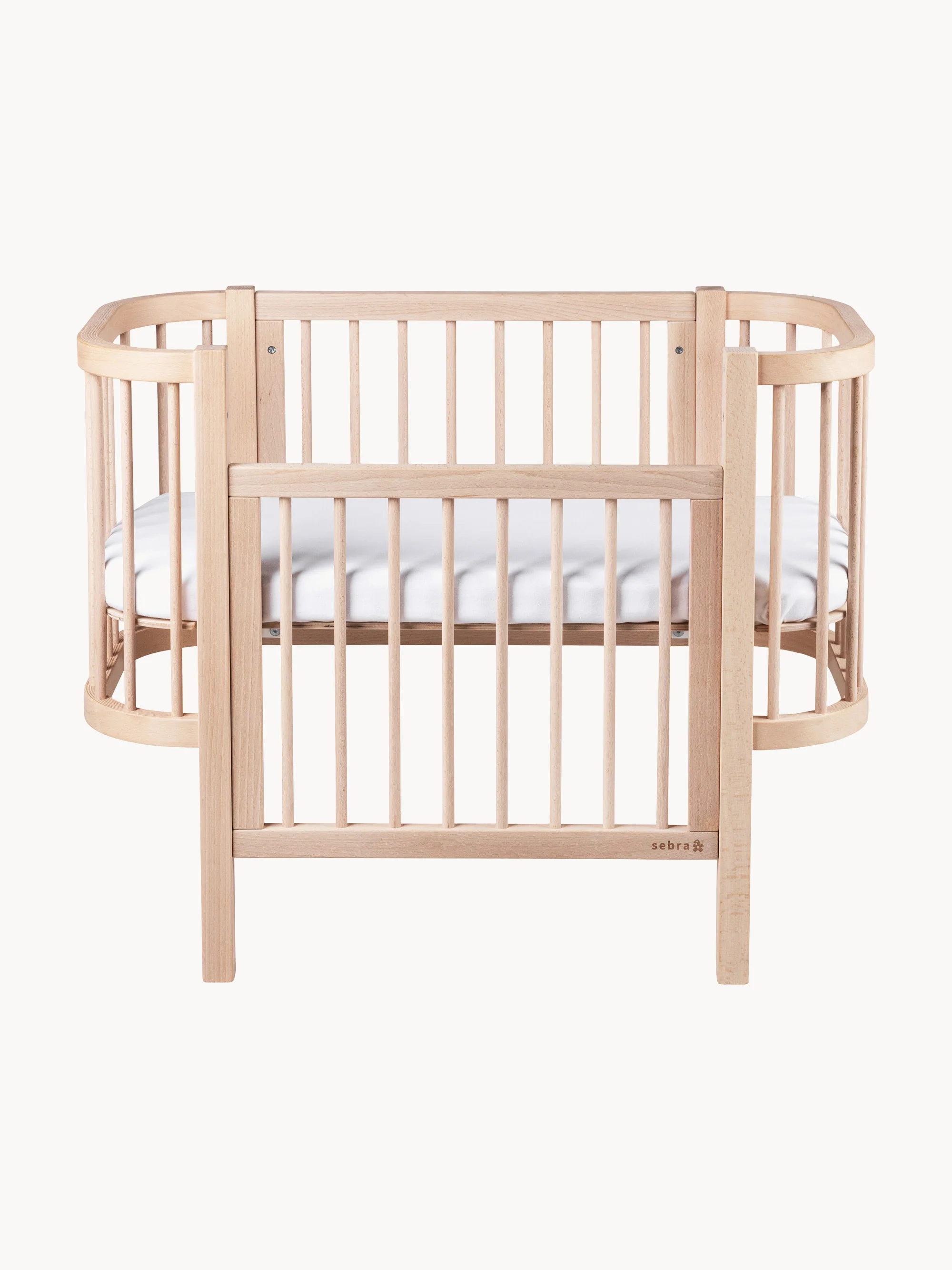 Babybedje Nighty van beukenhout, 91 x H 80 cm