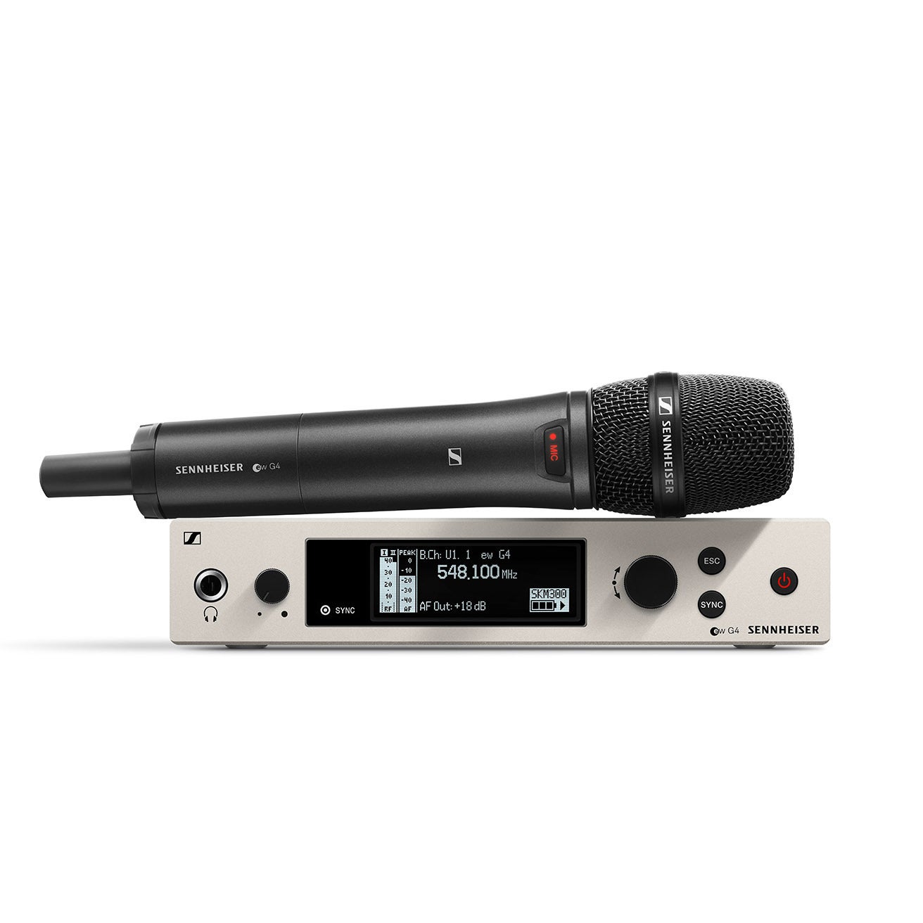 Sennheiser ew 300 G4-865-S-AW+ handheld draadloos (470 - 558 MHz)