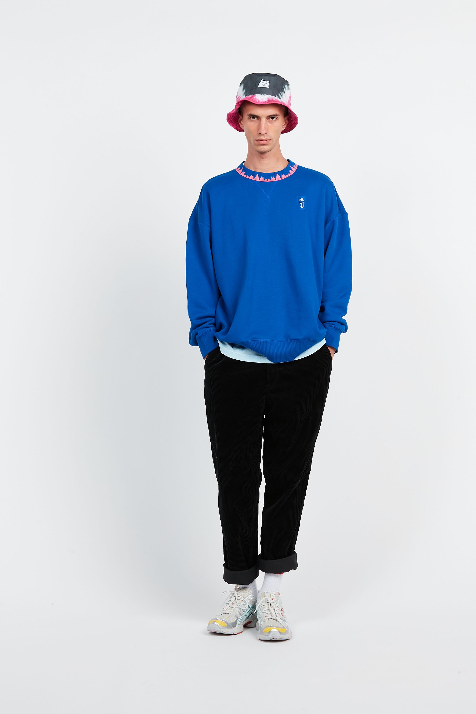 ADIDAS SWEAT-SHIRT JUVENTUS LIFESTYLER Bleu